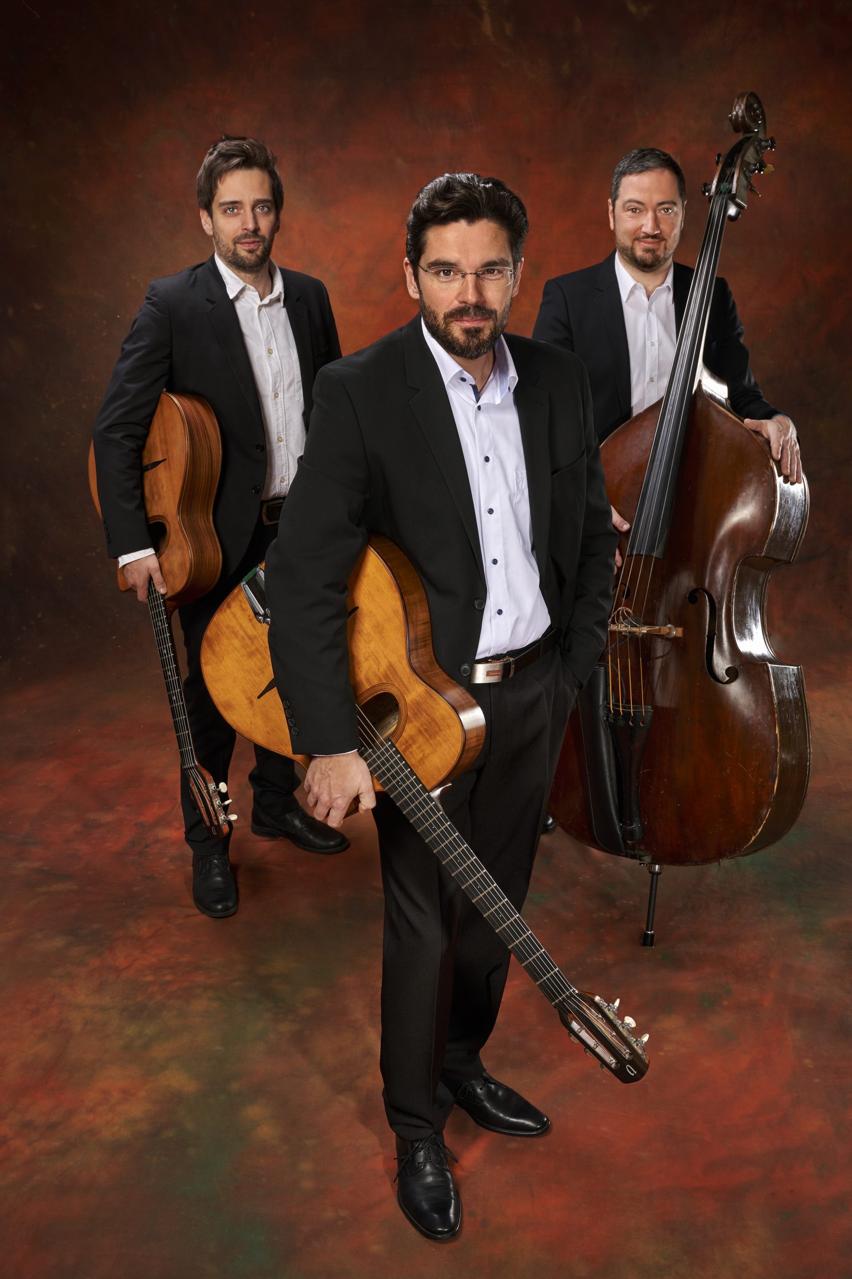 vlnr. Sven Jungbeck, Joscho Stephan, Volker Kamp